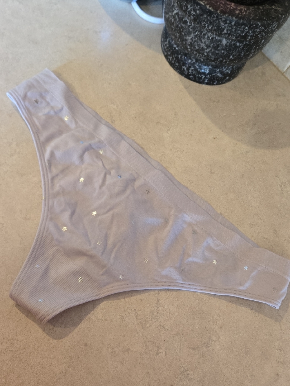 Silver Star Thong Panty